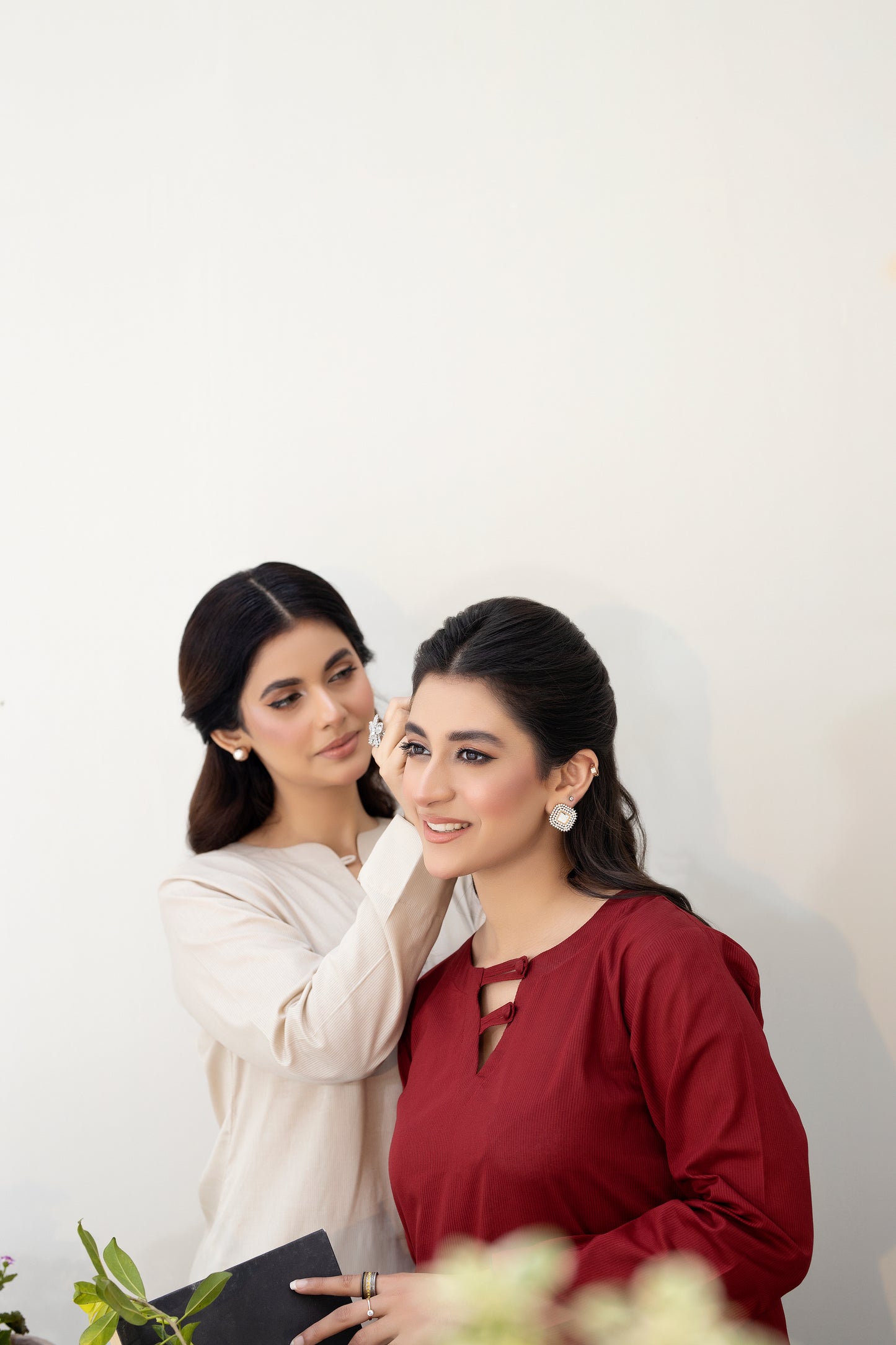 TWO PIECE STITCHED - CRIMSON