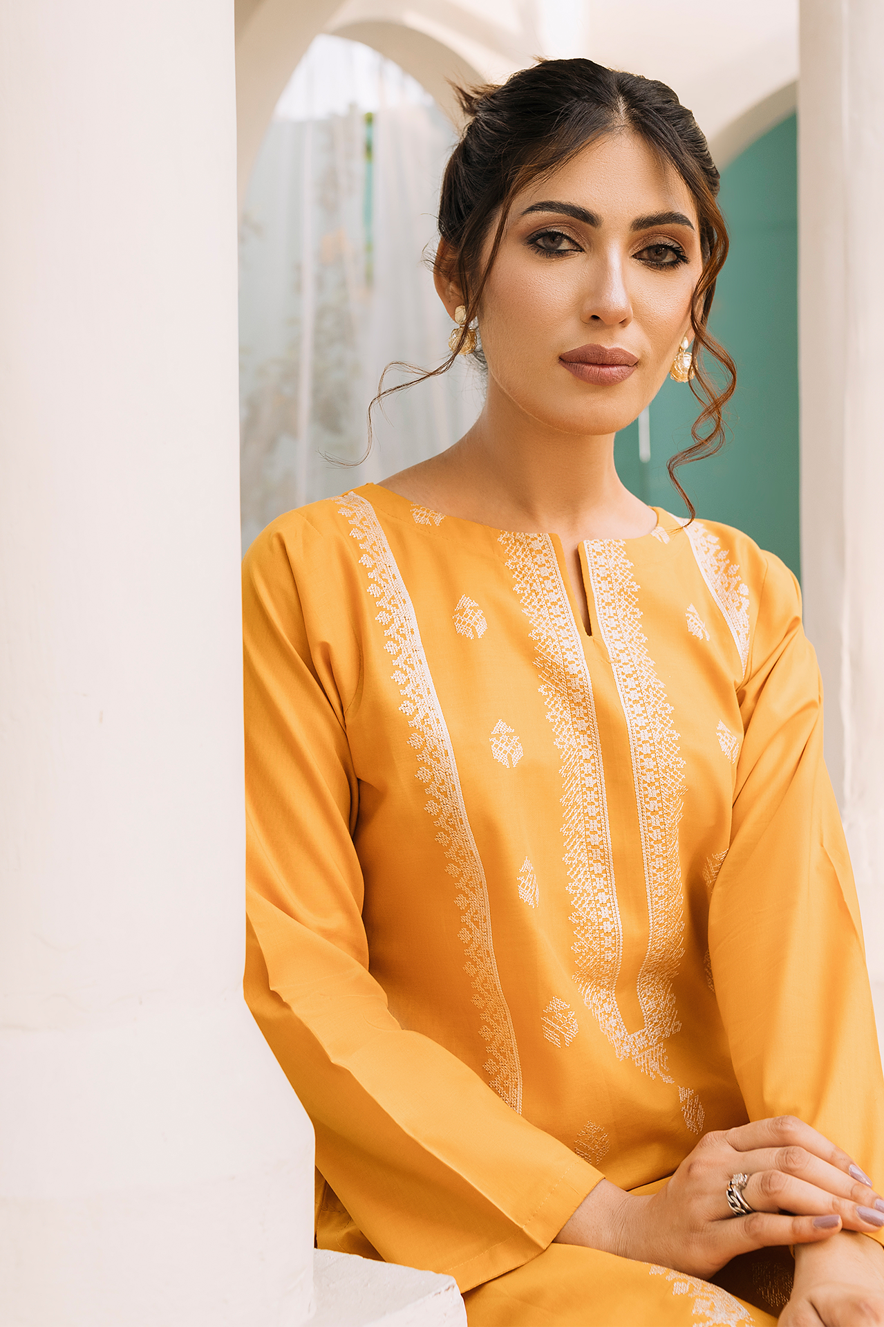 TWO PIECE STITCHED - Saffron Sun 