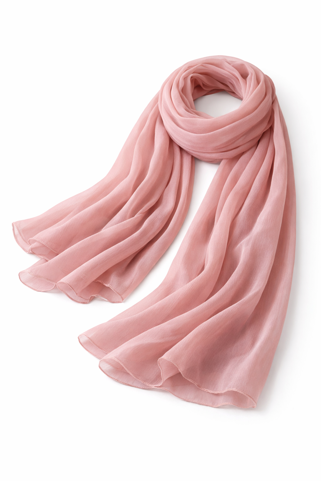 PEACH PINK/ TEA PINK DUPATTA