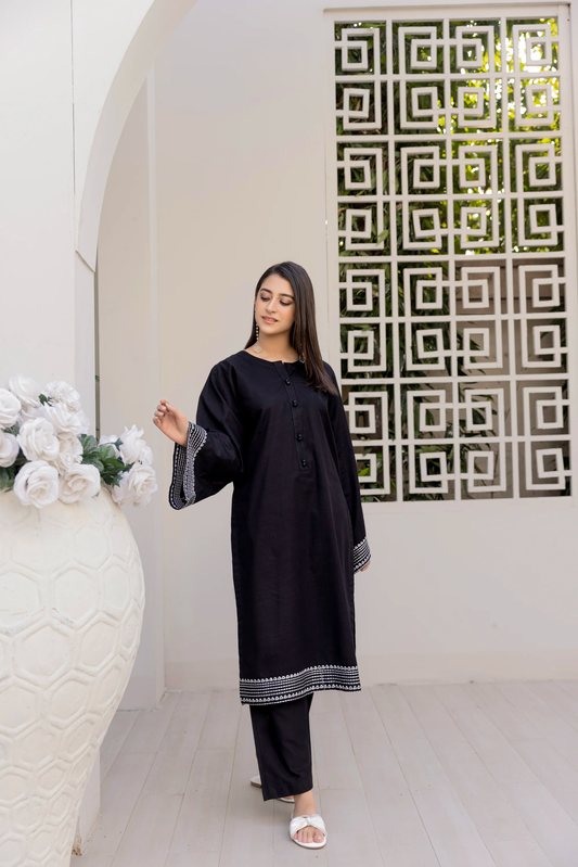 TWO PIECE STITCHED - BLACK DREAM