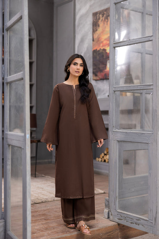 TWO PIECE STITCHED - MOCHA