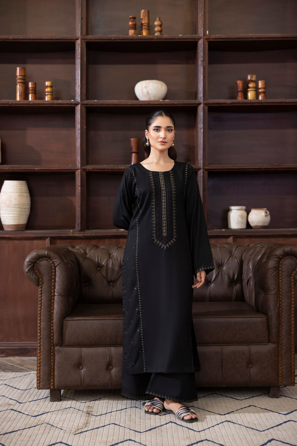 TWO PIECE STITCHED - SABLE