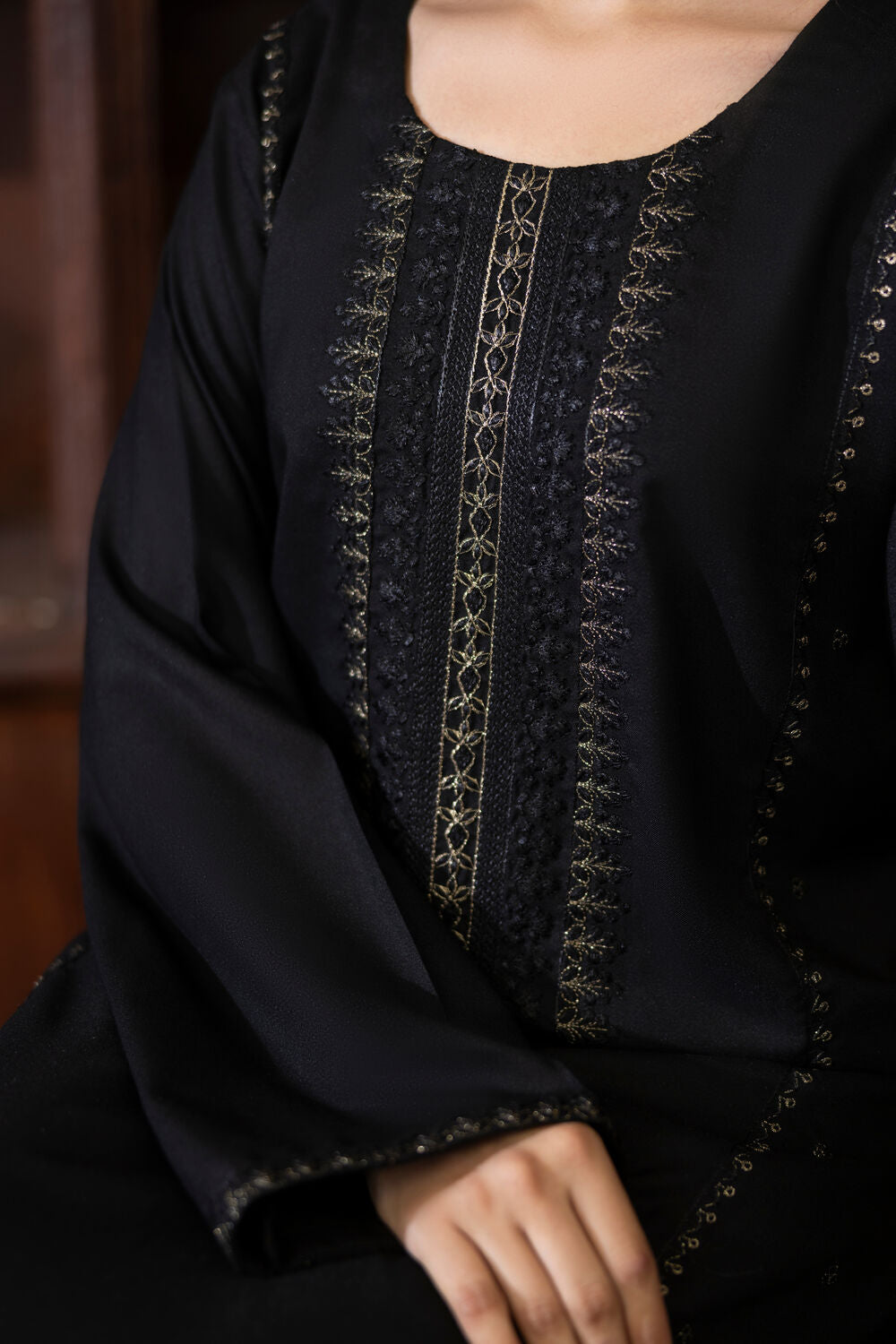 TWO PIECE STITCHED - SABLE