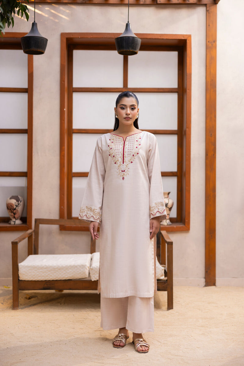 TWO PIECE STITCHED - WHISPER