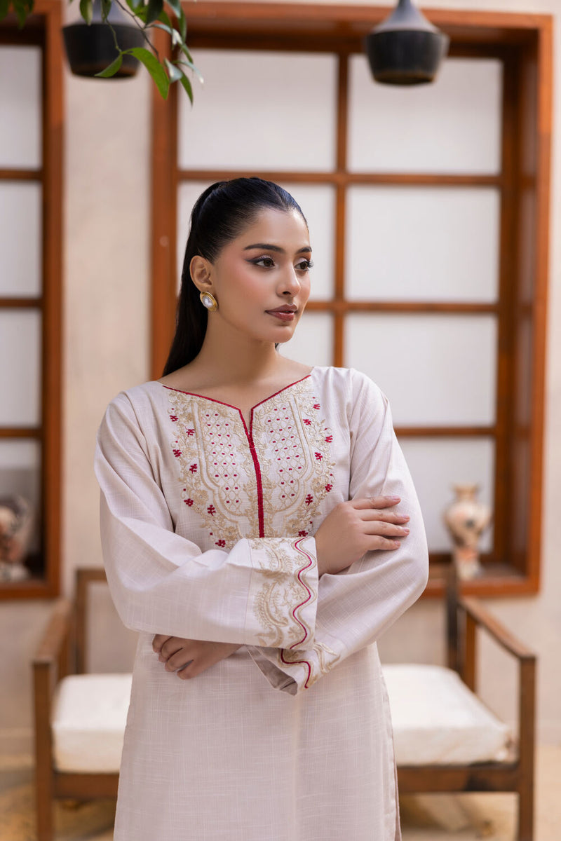 TWO PIECE STITCHED - WHISPER