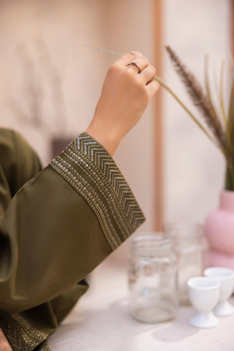 TWO PIECE STITCHED - LEAF