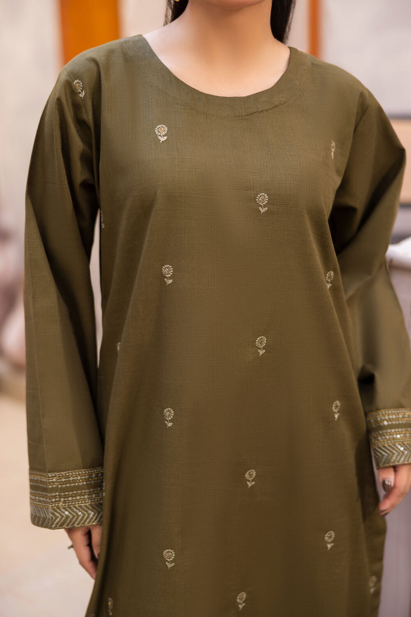 TWO PIECE STITCHED - LEAF