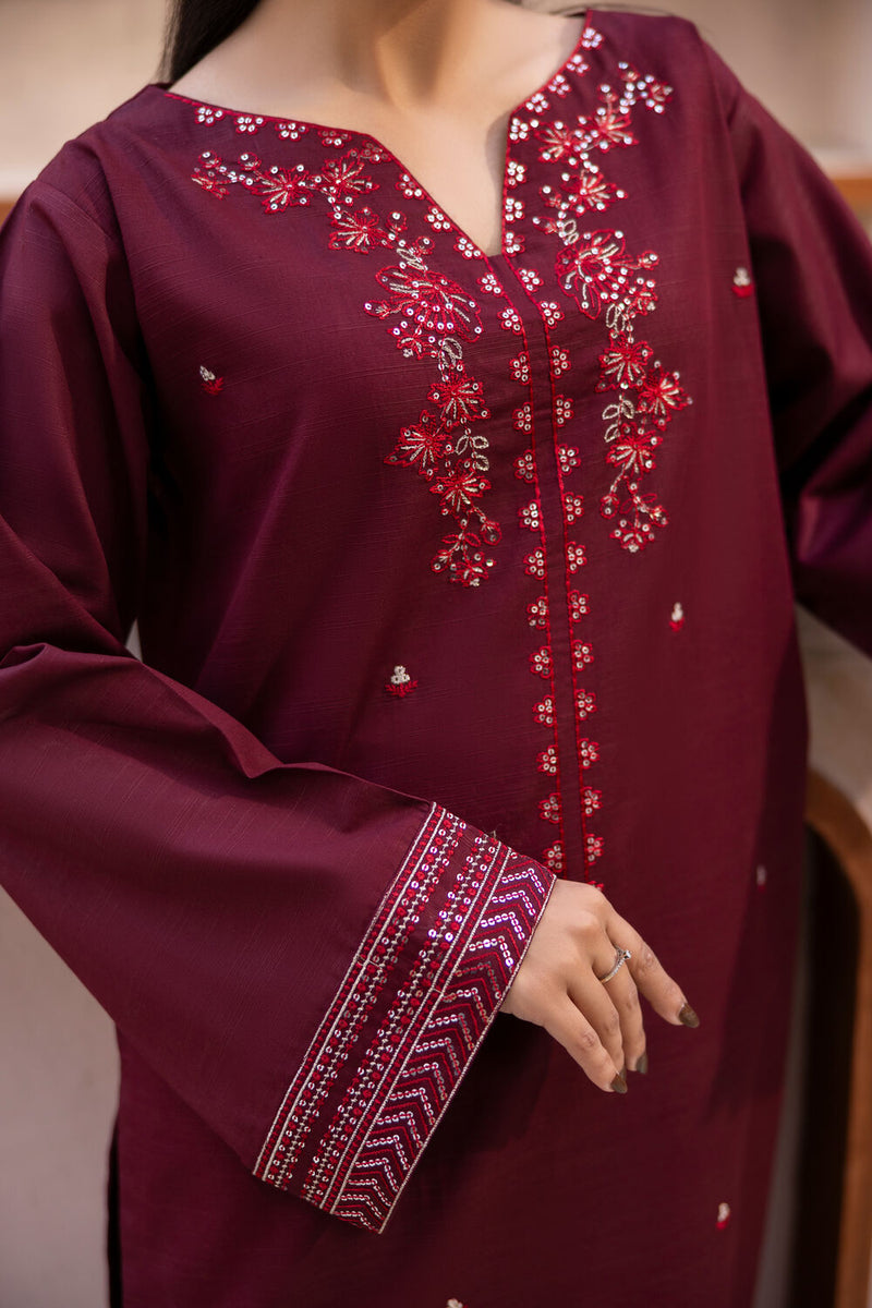 TWO PIECE STITCHED - MAHOGANY