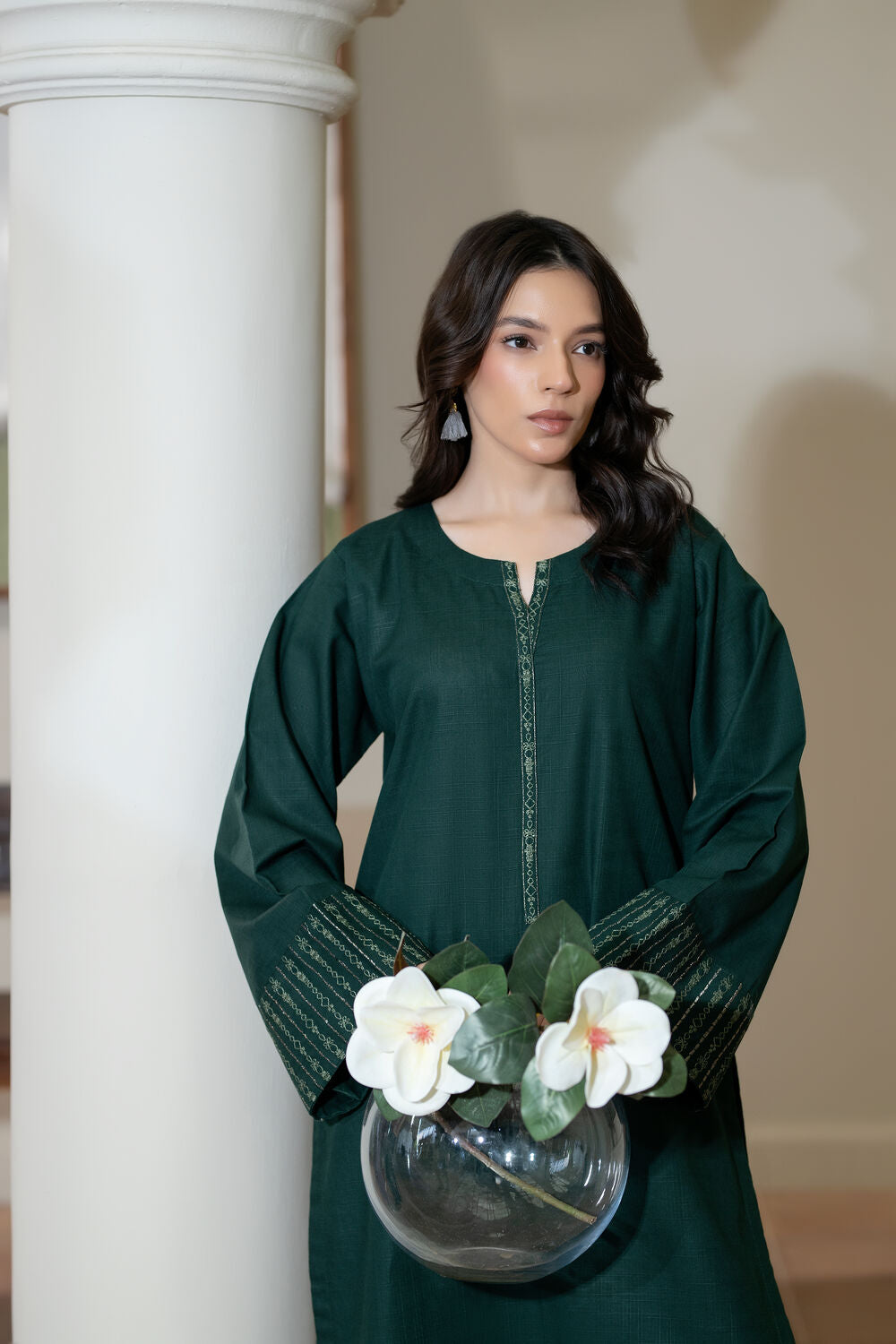 TWO PIECE STITCHED - EMERALD
