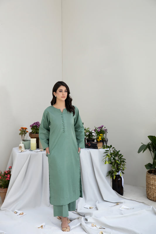 TWO PIECE STITCHED - JADE‎ ‎ ‎ ‎ ‎