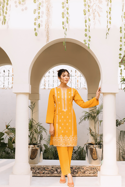 TWO PIECE STITCHED - Saffron Sun‎ ‎