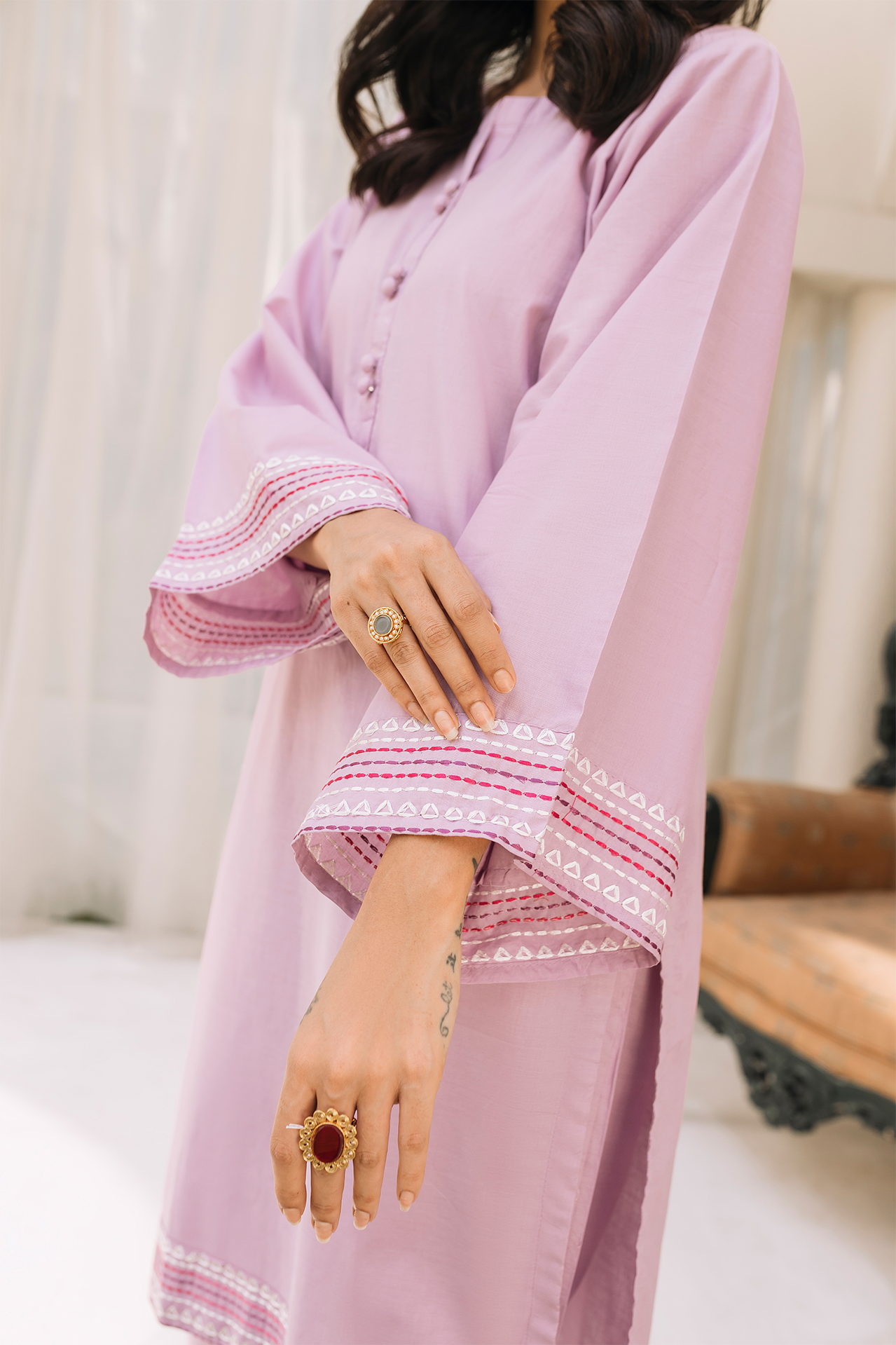 TWO PIECE STITCHED - Lavender Dreams